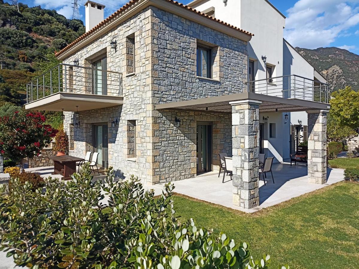 Вілла Seaside Retreat House Paralia Sergoulas Екстер'єр фото