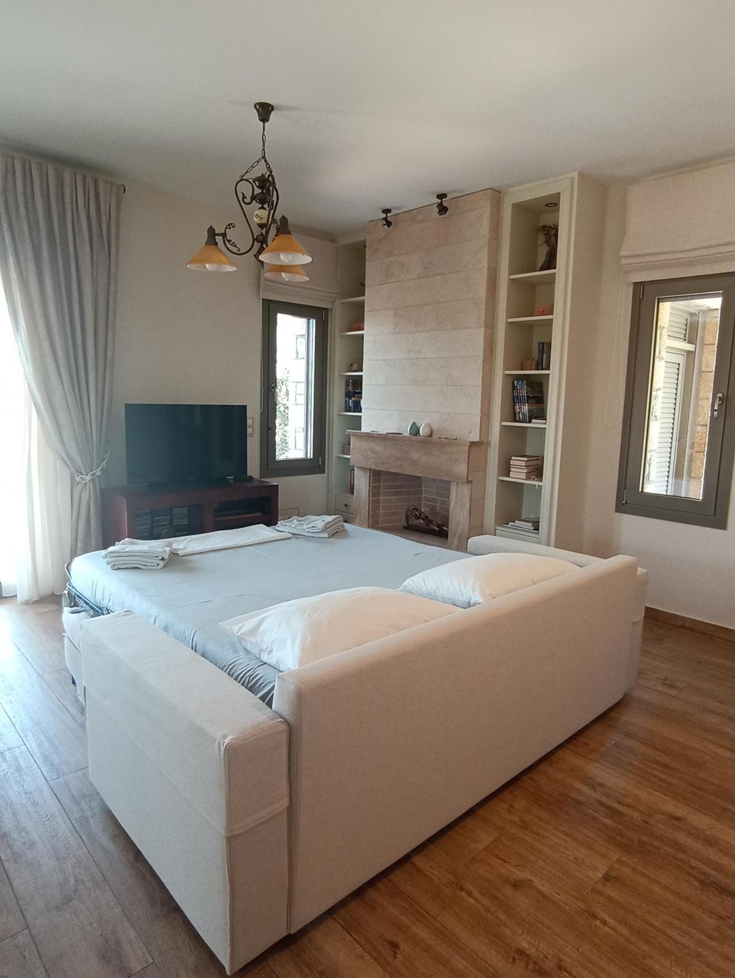 Вілла Seaside Retreat House Paralia Sergoulas Екстер'єр фото