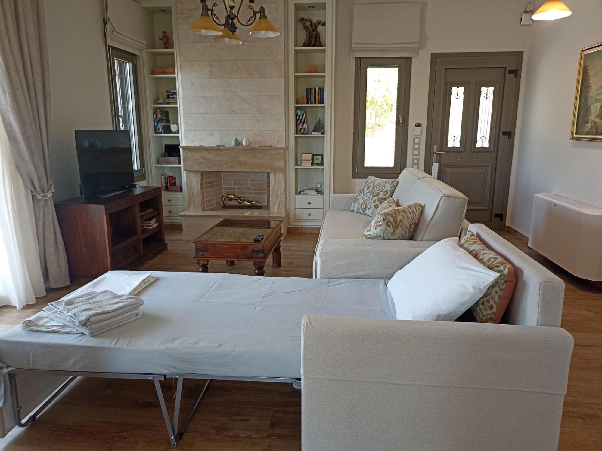 Вілла Seaside Retreat House Paralia Sergoulas Екстер'єр фото